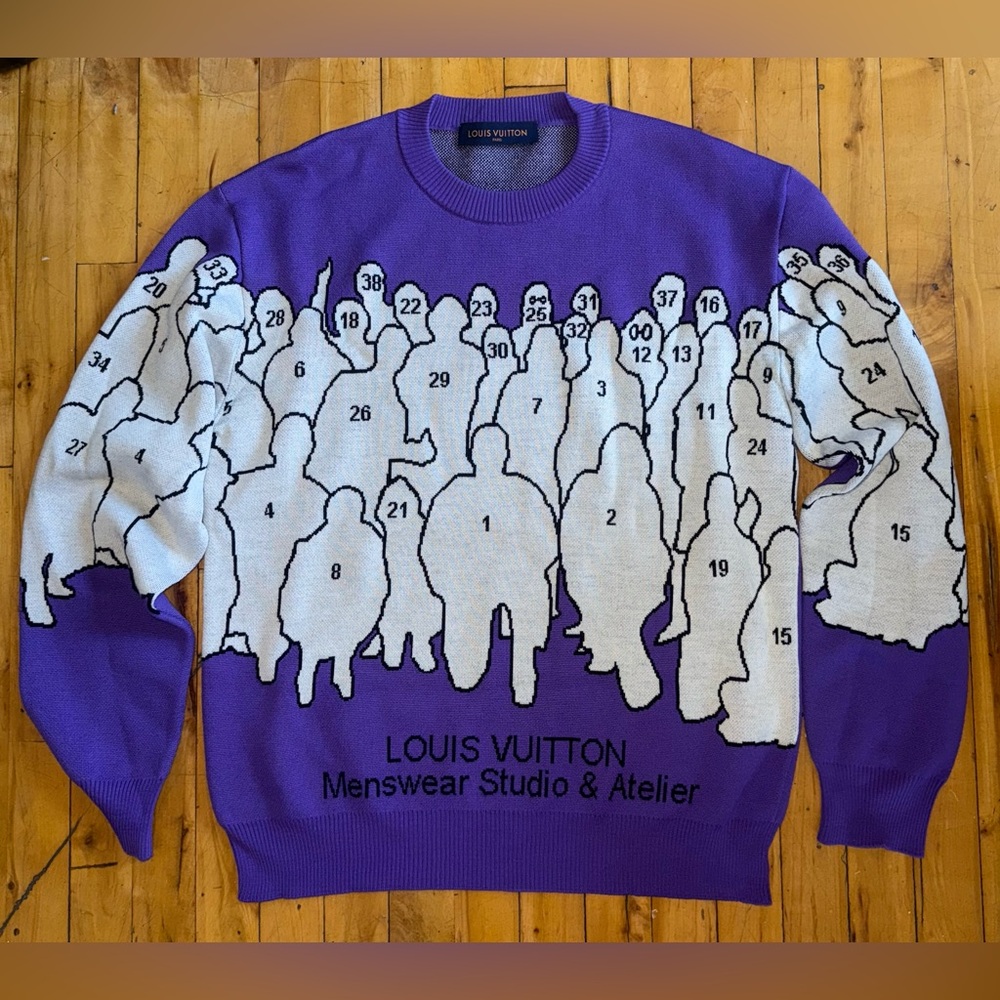 Louis Vuitton Studio Jacquard Crewneck Sweater - Size XL - Picture 3 of 14